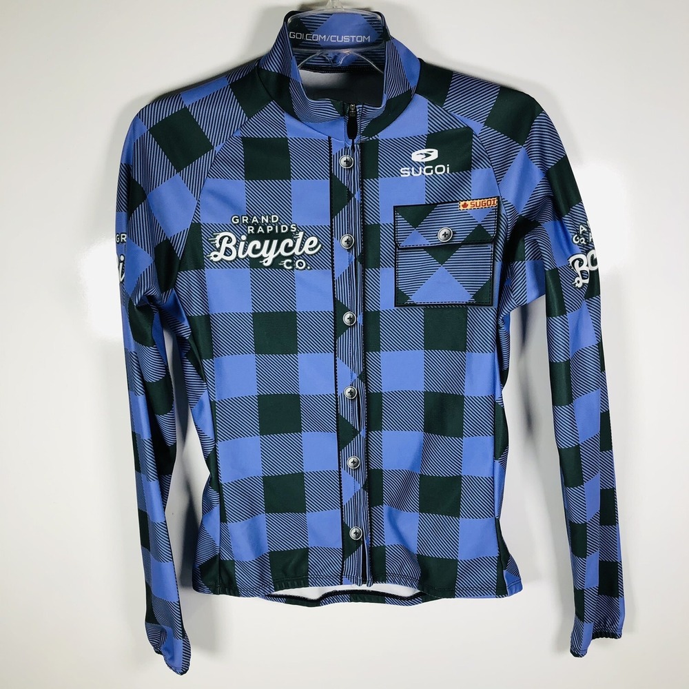 Sugoi Evolution Custom L/S Sleeve Cycling Jersey Womens MEDIUM Road Mountain